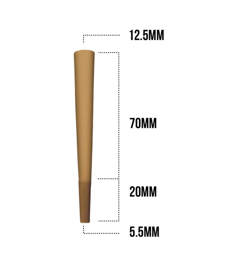 PRD 70mm Classic Brown Bulk Cones - Image 4