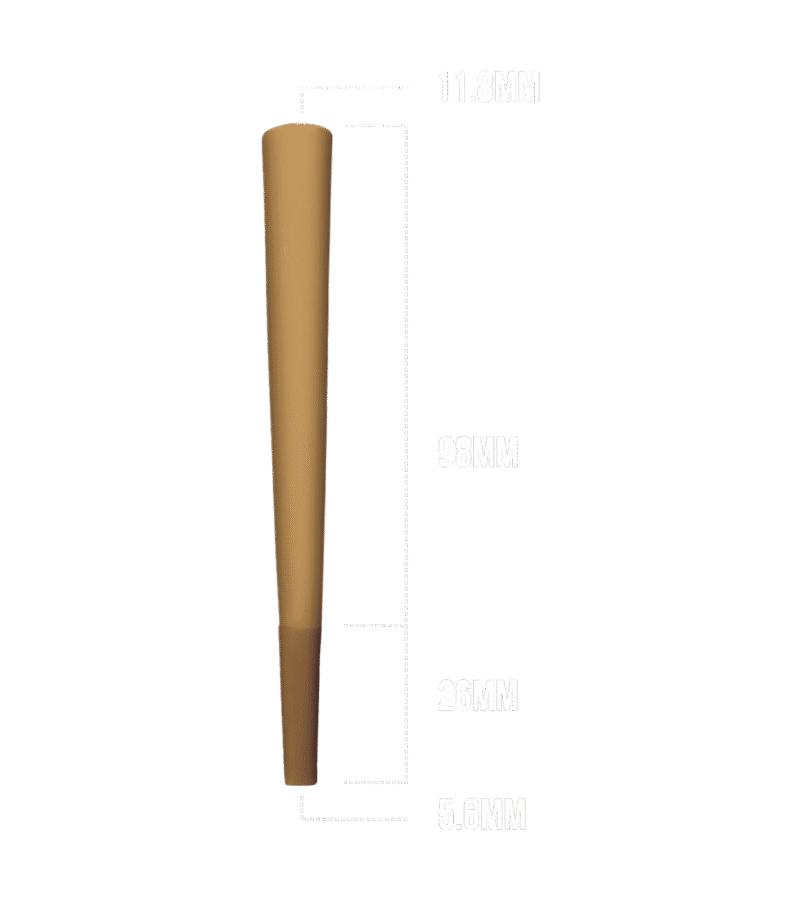PRD 98mm Classic Brown Bulk Cones - Image 4