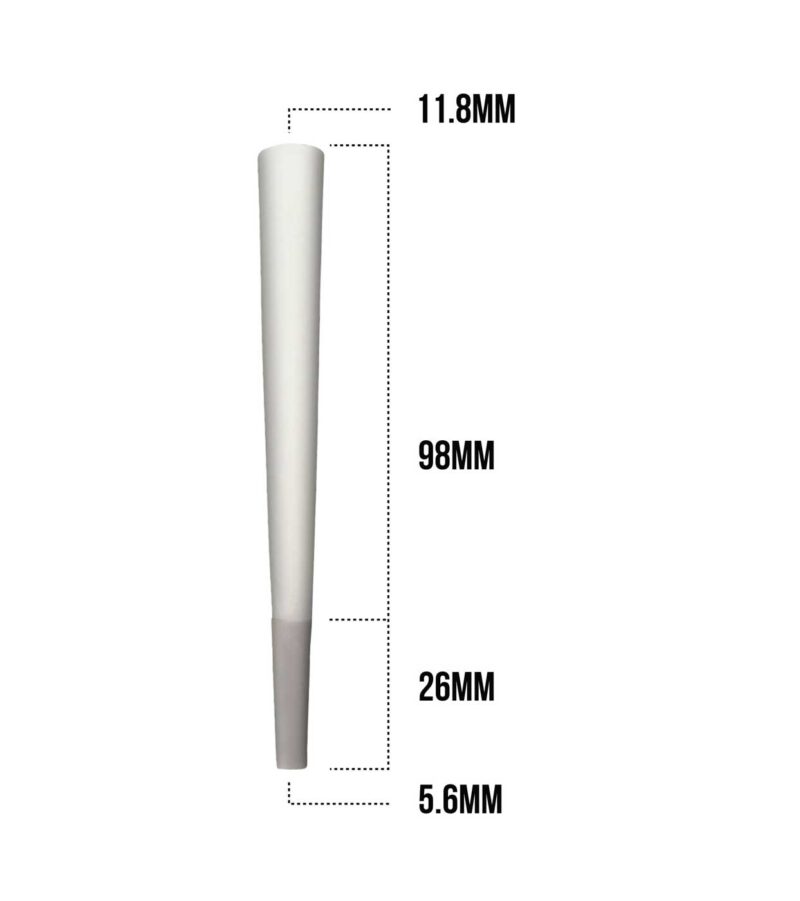 PRD 98mm Classic White Bulk Cones - Image 4