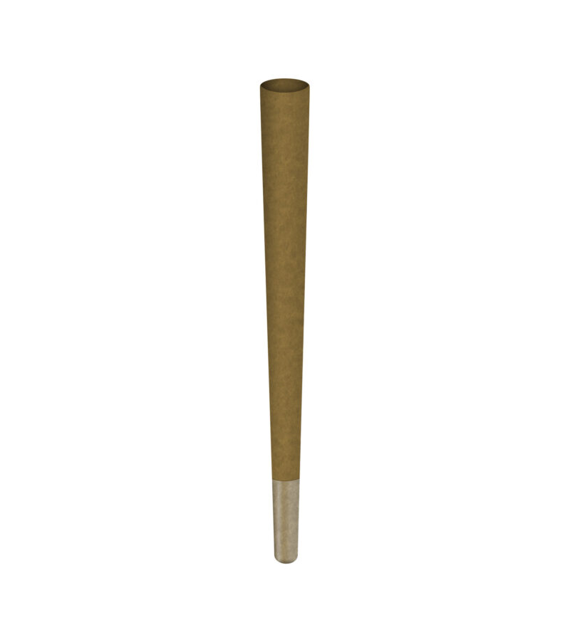 Hemp Brown Cone Spiral Tip - 25 Per Case