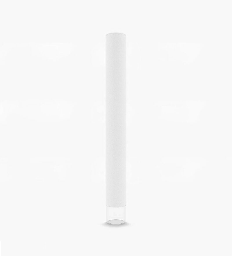 White Paper Tubes Glass Tip - 25 Per Case