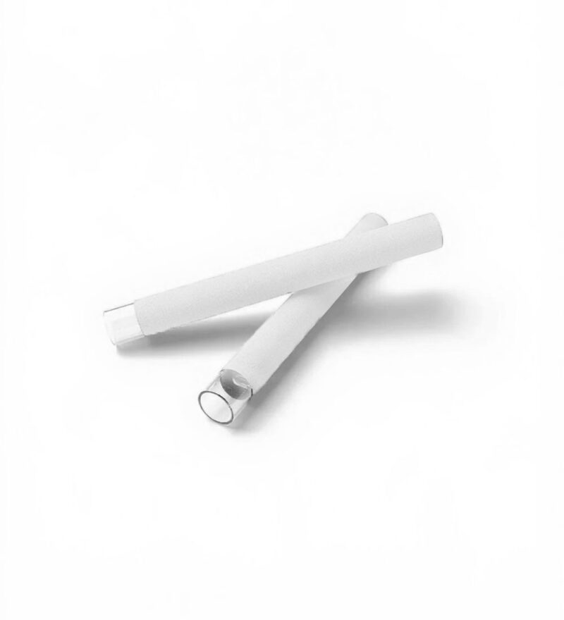 White Paper Tubes Glass Tip - 25 Per Case - Image 2
