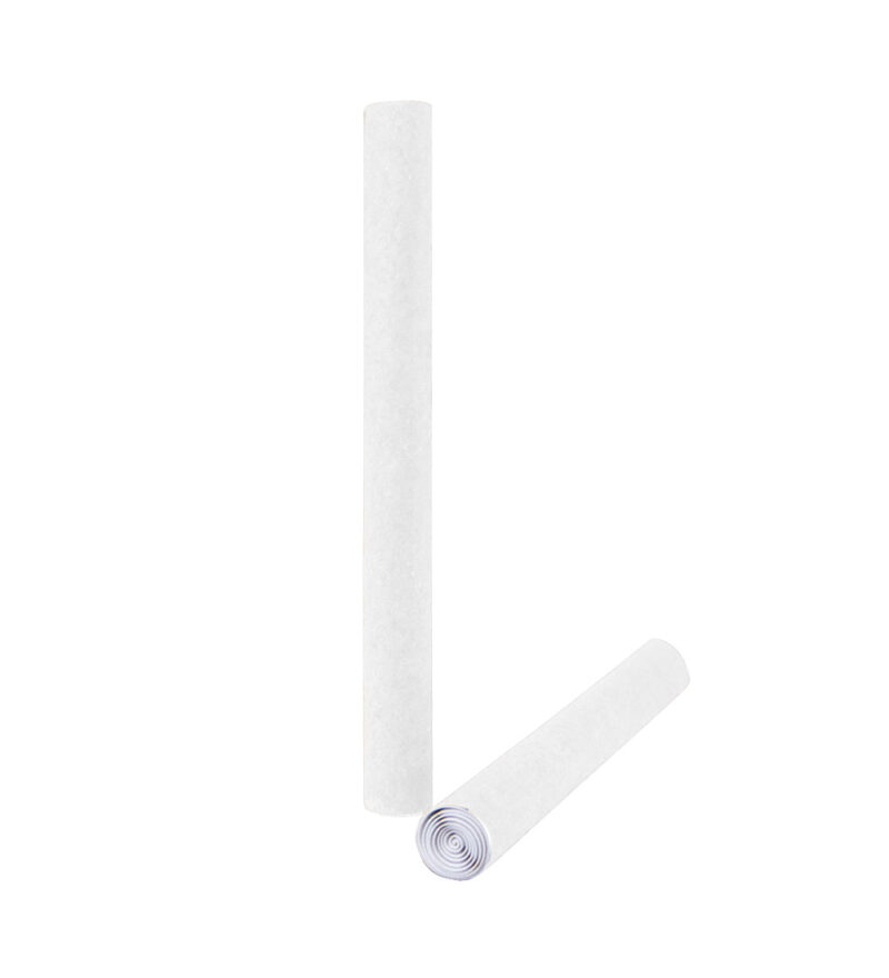 White Paper Tubes Spiral Tip - 25 Per Case